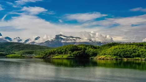 Schöne-Natur-Norwegen-Naturlandschaft.-Strudel-Des-Strudels-Von-Saltstraumen,-Nordland,-Norwegen